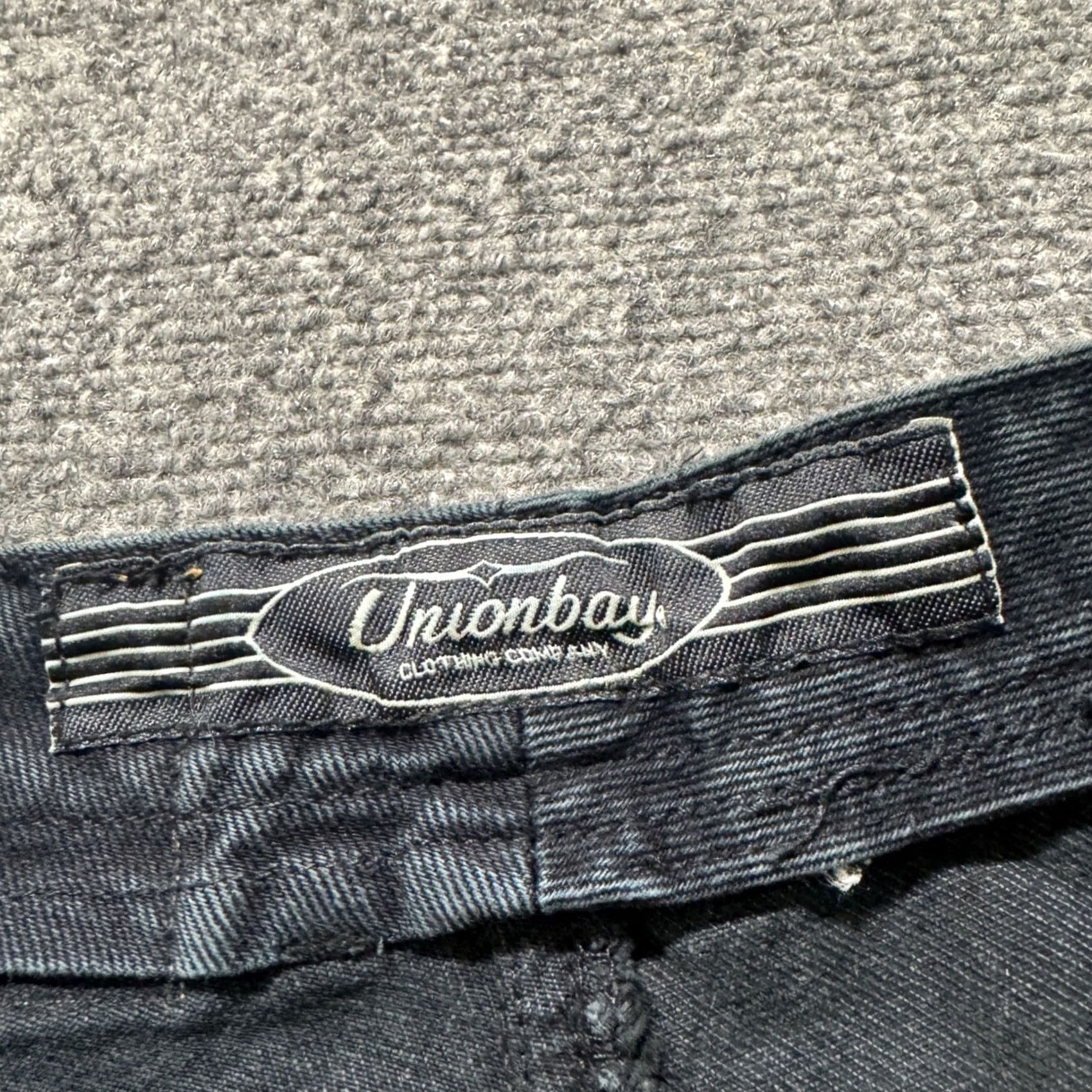 Vintage VINTAGE Union Bay Jeans Women Pants 24x28 Black 100% Cotton Y2K Grunge Plus Womens Size 42" / US 20 - 4 Thumbnail
