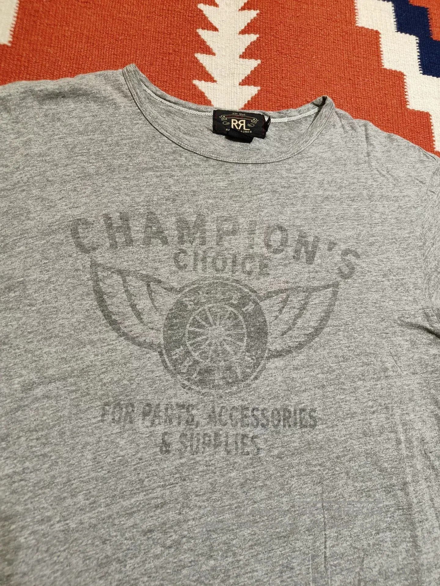 RRL Ralph Lauren Vintage RRL Military T-Shirt in Gray. Size US M / EU 48-50 / 2 - 2 Thumbnail