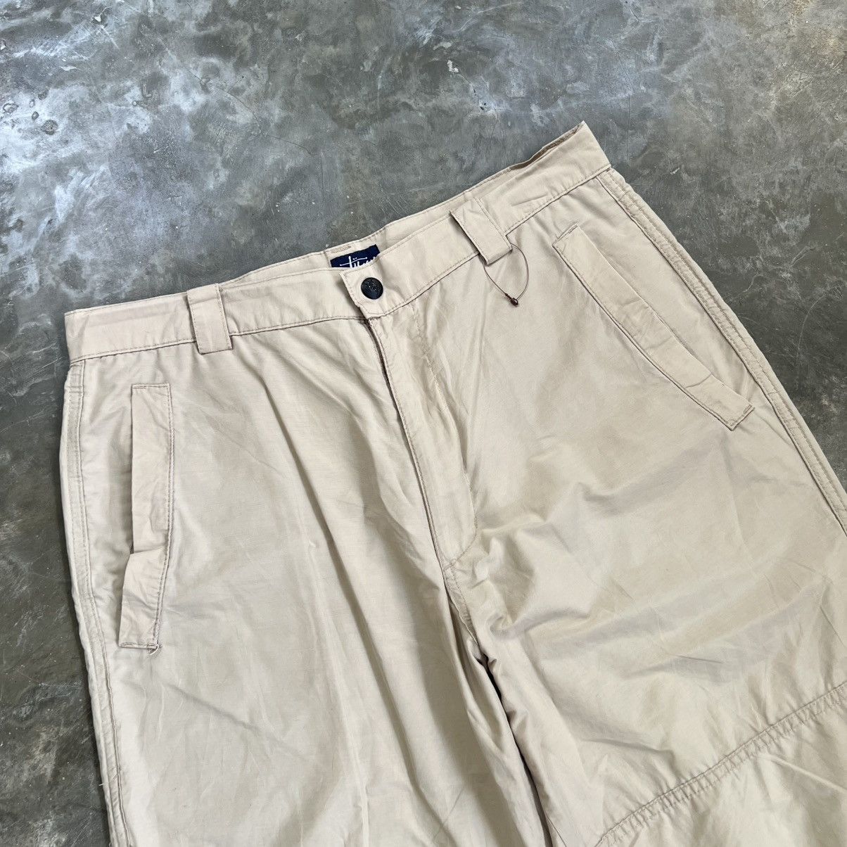 Stussy 2000s Stussy Parachute Style Capri Utility Pants Size US 34 / EU 50 - 2 Thumbnail