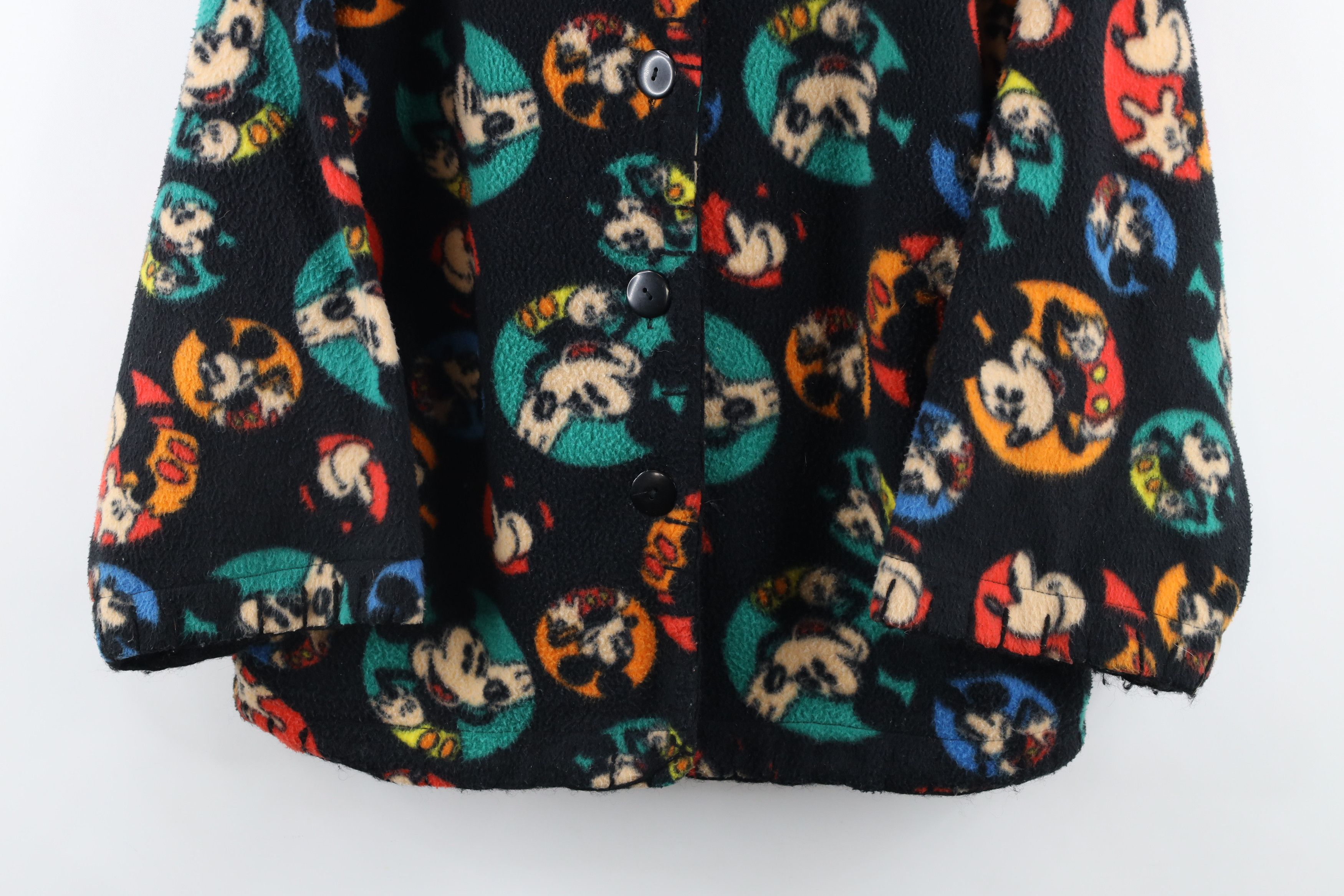 Disney × Vintage Vintage 90s Disney Mickey Mouse All Over Print Fleece Size M / US 6-8 / IT 42-44 - 3 Thumbnail