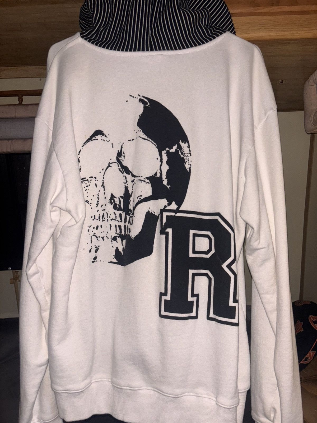 Revenge Revenge White Skull Hoodie Size US M / EU 48-50 / 2 - 2 Thumbnail