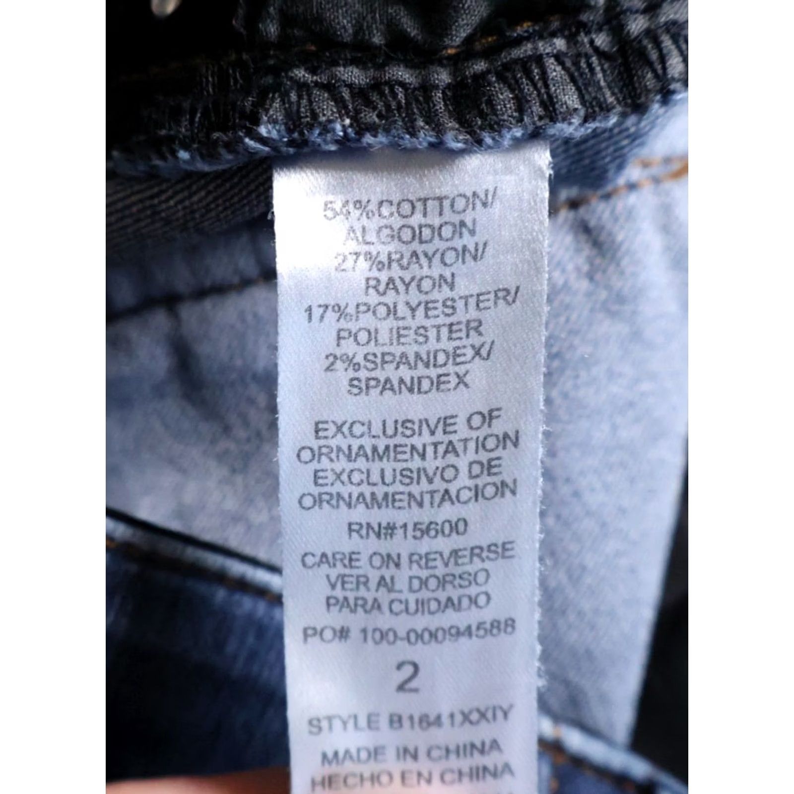Vintage Democracy Ab Technology Jeans Women's 2 (28 x 28) Blue Tapered Leg Denim Size 26" / US 2 / IT 38 - 4 Thumbnail