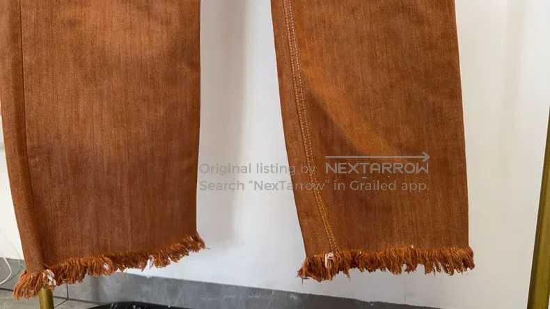 Fendi Fendi Orange Fringe Straight Casual Pants Size US 32 / EU 48 - 8 Thumbnail