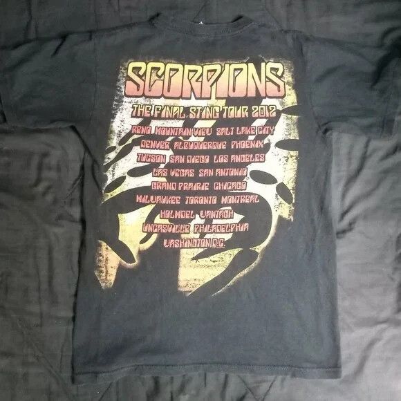 Band Tees Scorpions Final Sting Tour 2012 T-Shirt Size US S / EU 44-46 / 1 - 6 Thumbnail