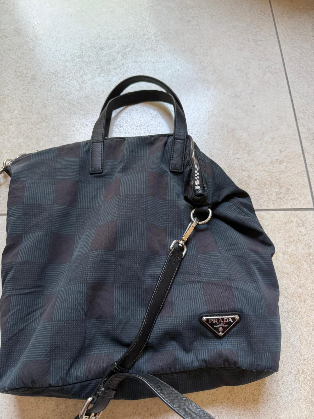 Prada Prada Chess Tote Bag Logo Size ONE SIZE - 15 Thumbnail