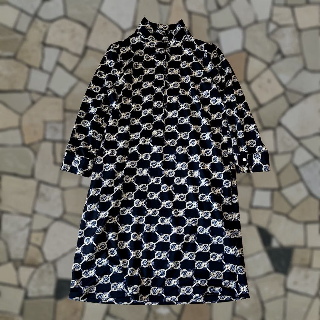 J.McLaughlin J. McLaughlin Berlin Black Dress Long Sleeve Women’s XS Shirt Knit Geometric Knee Length Casual Business Womens XS Black, Rayon, Spandex Size XS / US 0-2 / IT 36-38 - 1 Thumbnail