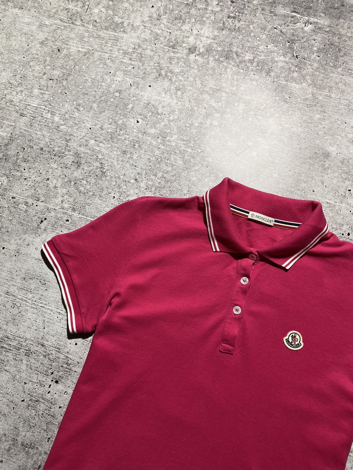 Moncler 💗MONCLER Luxury polo shirt Size M / US 6-8 / IT 42-44 - 4 Thumbnail