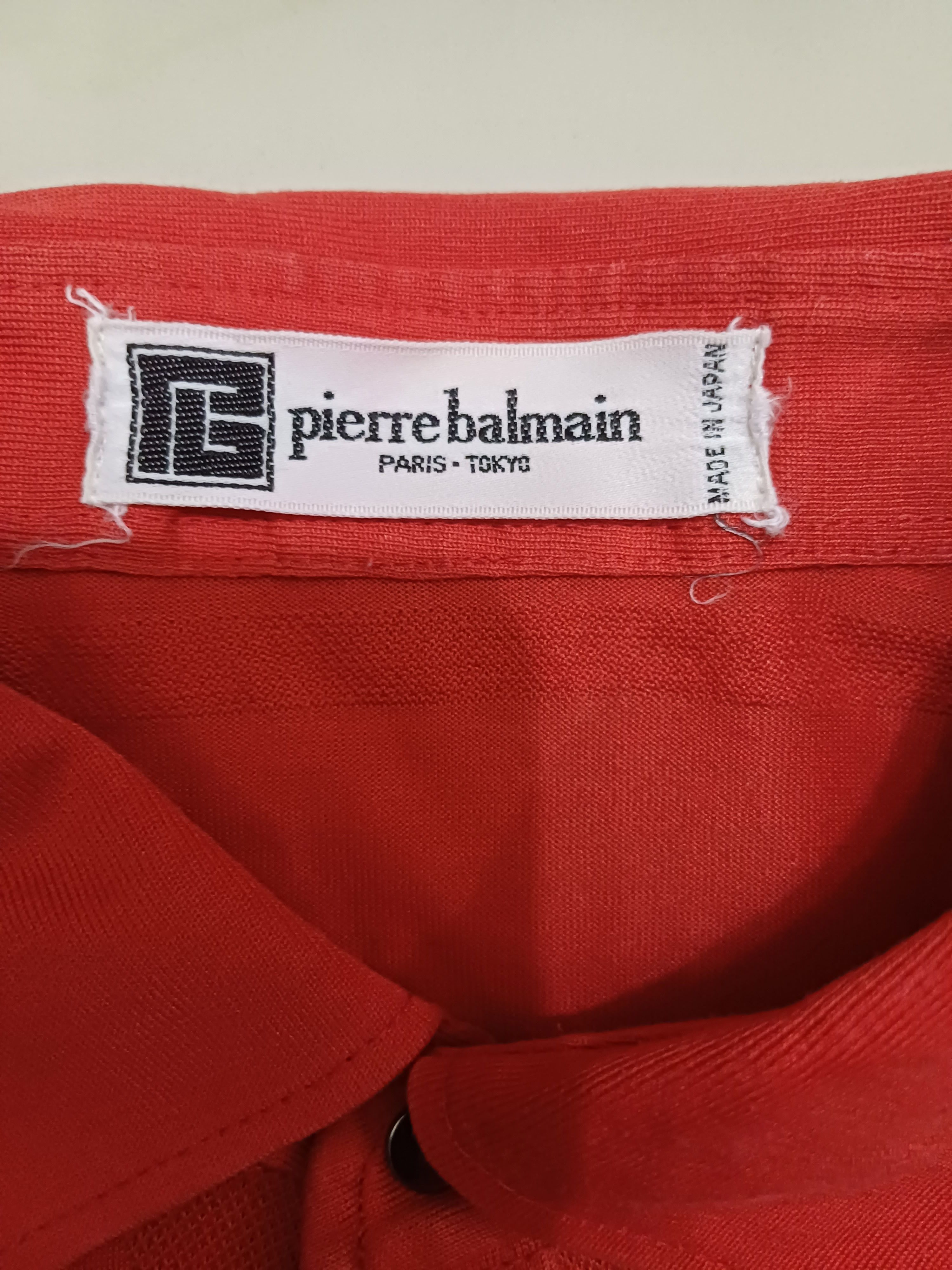 Designer × Pierre Balmain Vintage 80s/90s BALMAIN PARIS Shirt Polo. snap button 🔥🔥🔥 Size US M / EU 48-50 / 2 - 5 Thumbnail