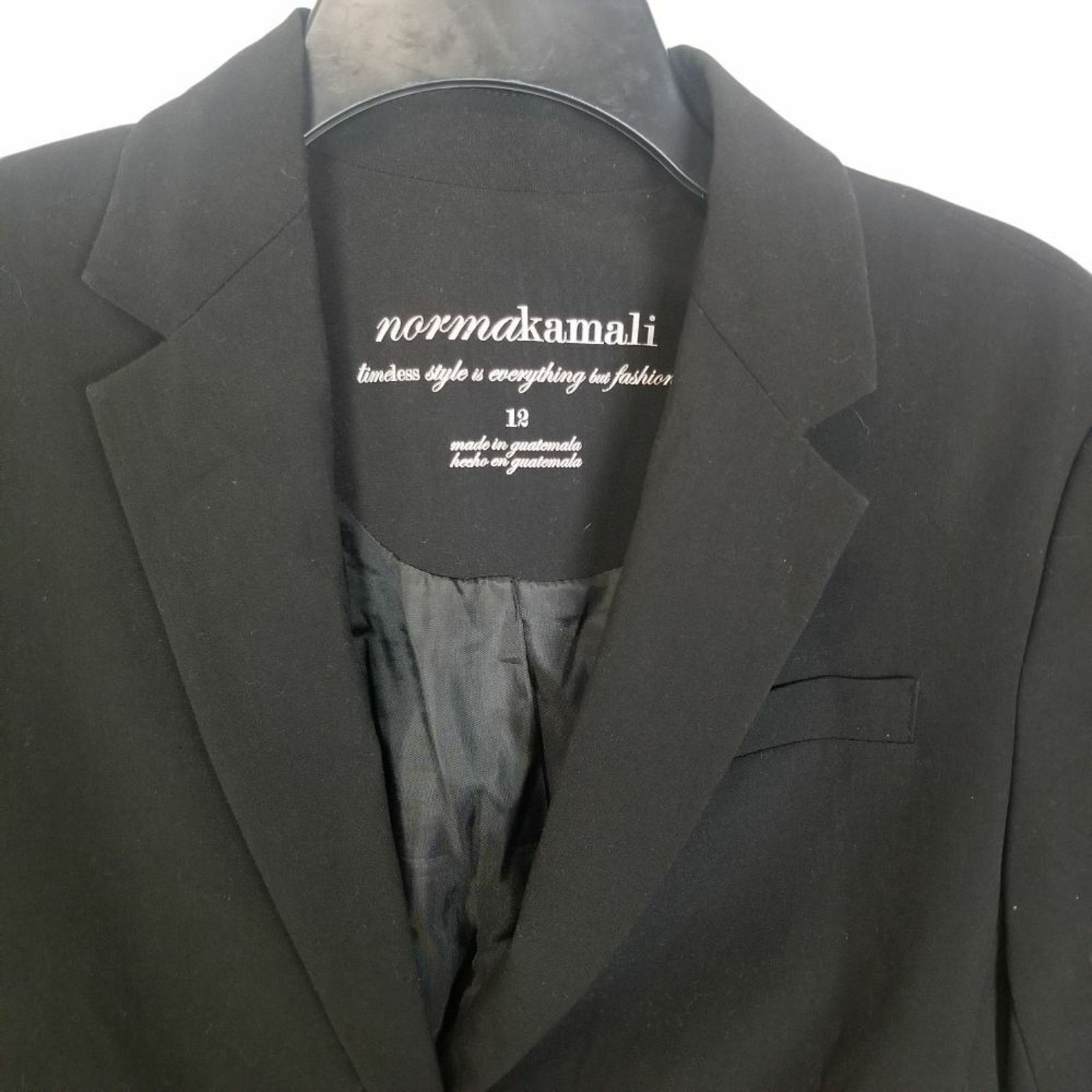 Norma Kamali Norma Kamali Womens Blazer Classic 12 Dark Academia Career Size XL / US 12-14 / IT 48-50 - 2 Thumbnail