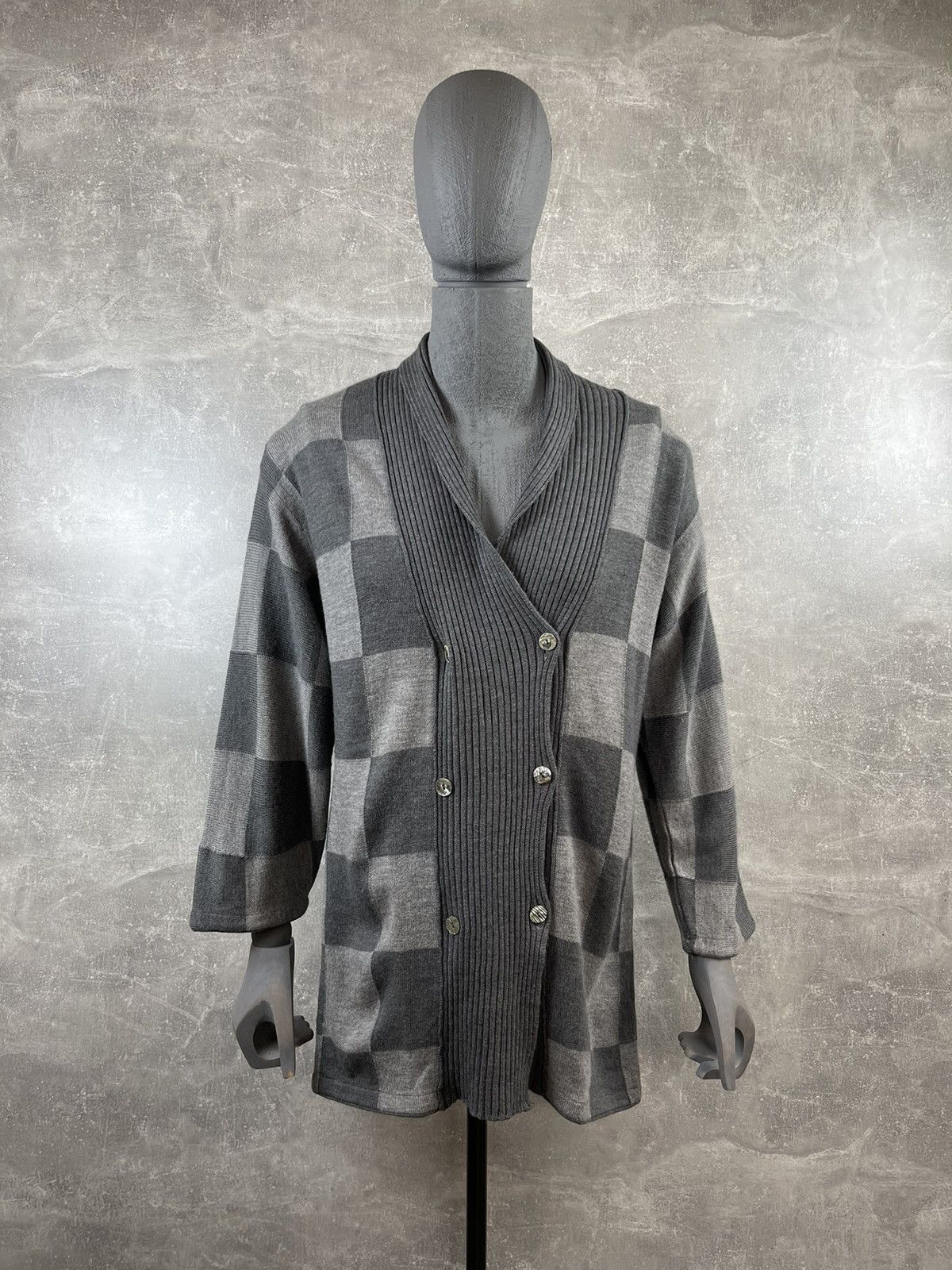 Jean Charles De Castelbajac Double Breatsed Cardigan Sweater