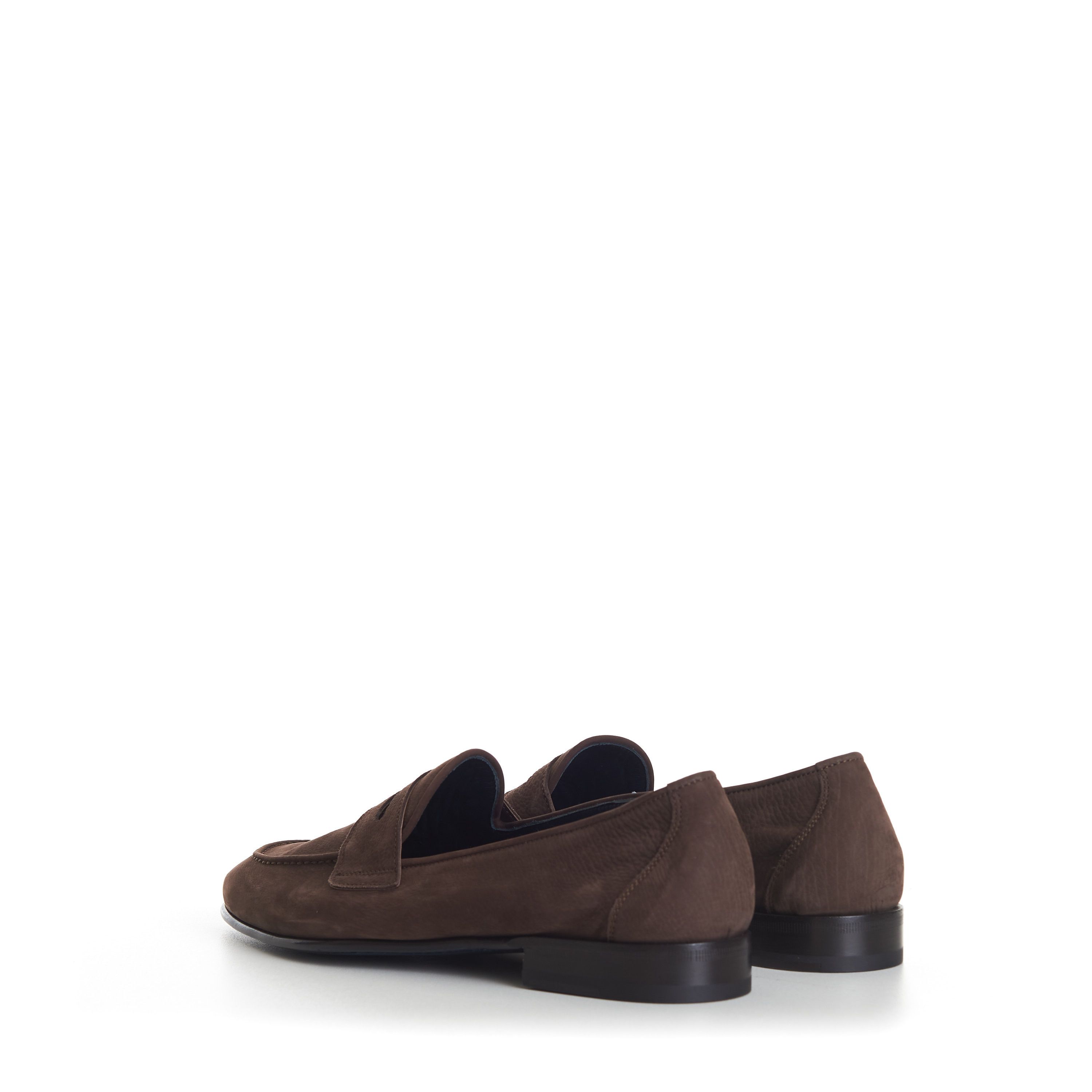Brioni Penny Loafer In Brown Suede Size US 8.5 / EU 41-42 - 5 Thumbnail