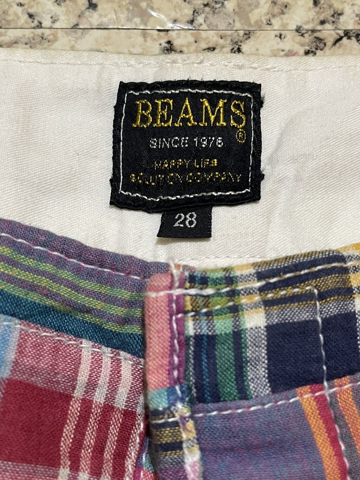 Beams Plus RARE BEAMS x Dickies Patchwork Madras Plaid Trousers Size US 30 / EU 46 - 8 Thumbnail