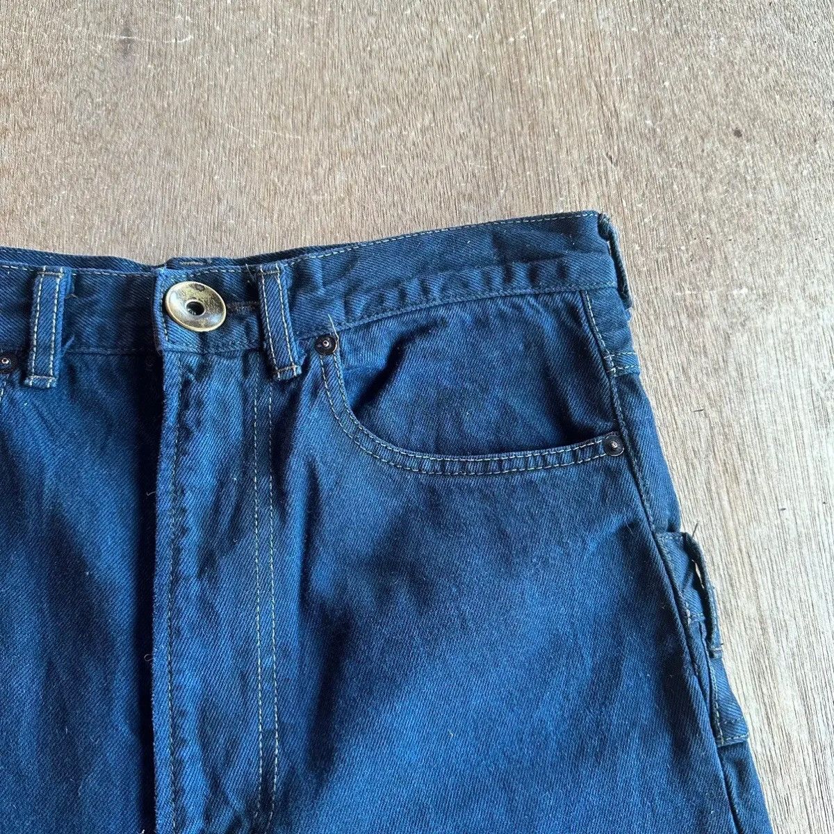 Maison MIHARA YASUHIRO RARE 💥 VINTAGE DOUBLE WAIST/LEGS DESIGNER BAGGY JEANS PANTS Size US 30 / EU 46 - 4 Thumbnail