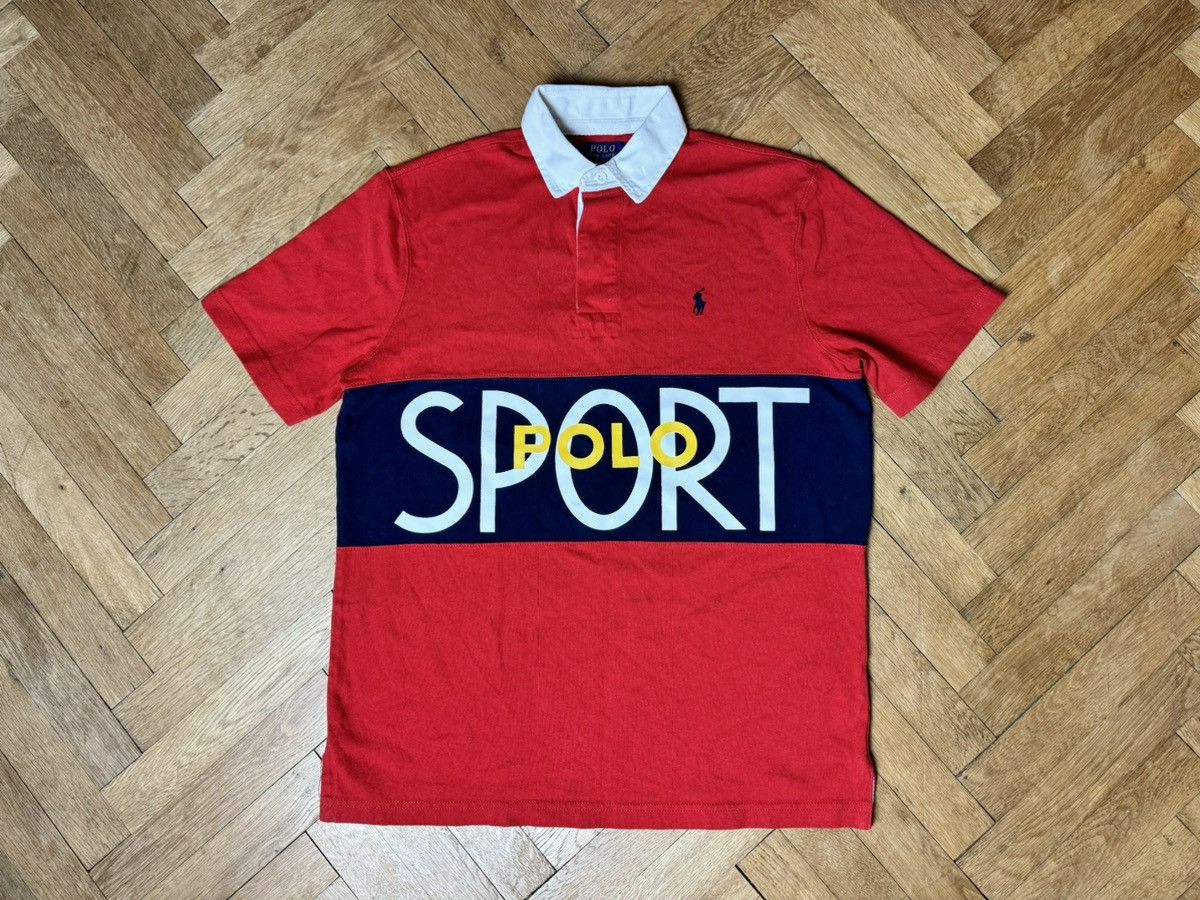 Polo Ralph Lauren Polo Ralph Lauren Polo Sport Vintage Logo Polo Shirt M Size US M / EU 48-50 / 2 - 1 Thumbnail