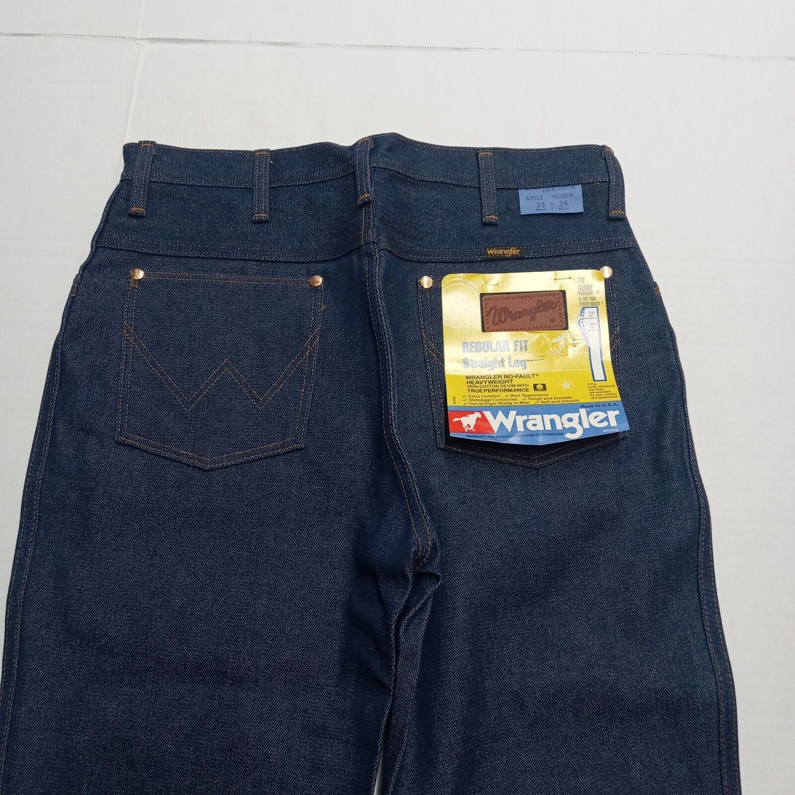 Wrangler Vintage Wrangler No-Fault Jeans Men's Size 33x36 Blue Cotton Size US 33 - 9 Thumbnail