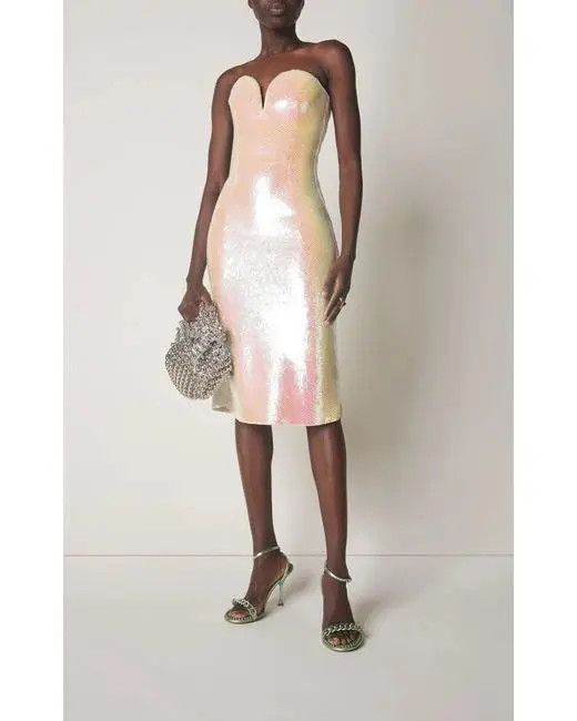 Bottega Veneta o1n1vont0724 Dress in Multicolor Size M / US 6-8 / IT 42-44 - 3 Thumbnail