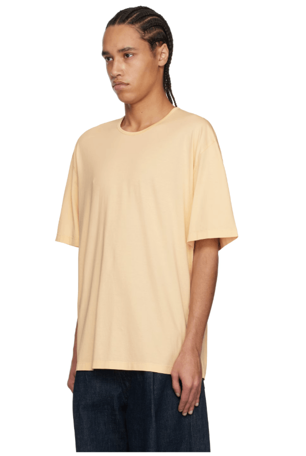 Lemaire BNWT SS25 LEMAIRE RELAXED TSHIRT ICE APRICOT XL Size US XL / EU 56 / 4 - 12 Thumbnail