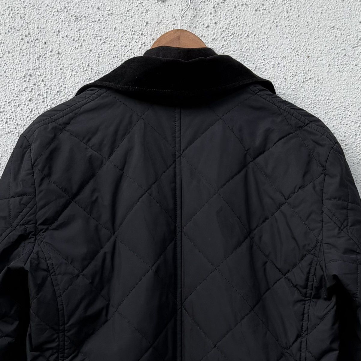 Burberry Burberry Black Label Diamond Corduroy Collar Quilted Jacket Size US M / EU 48-50 / 2 - 15 Thumbnail