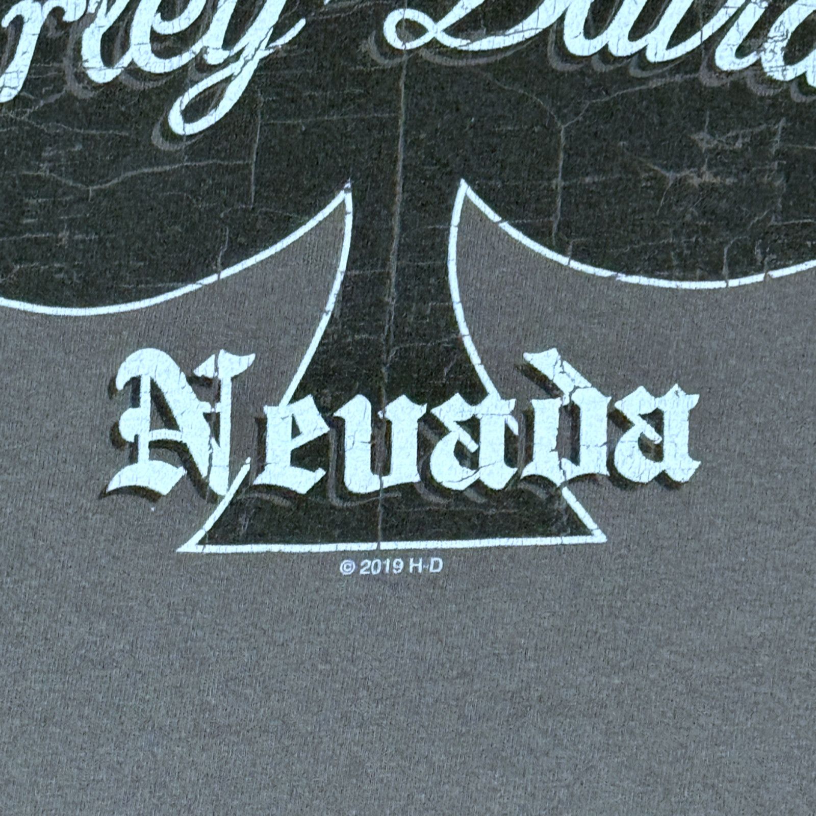 Harley Davidson Copied - Harley-Davidson Las Vegas Gray LS Tee Mens L '19 Size US L / EU 52-54 / 3 - 10 Thumbnail