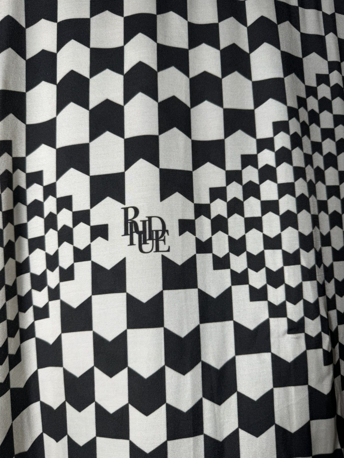 Rhude Rhude Logo Button Up Shirt All Over Print XL Size US XL / EU 56 / 4 - 8 Thumbnail