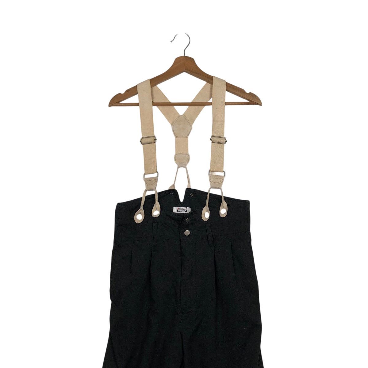 Issey Miyake Archival Issey Miyake High Waist Wide Leg Suspender Trousers Size US 30 / EU 46 - 5 Thumbnail