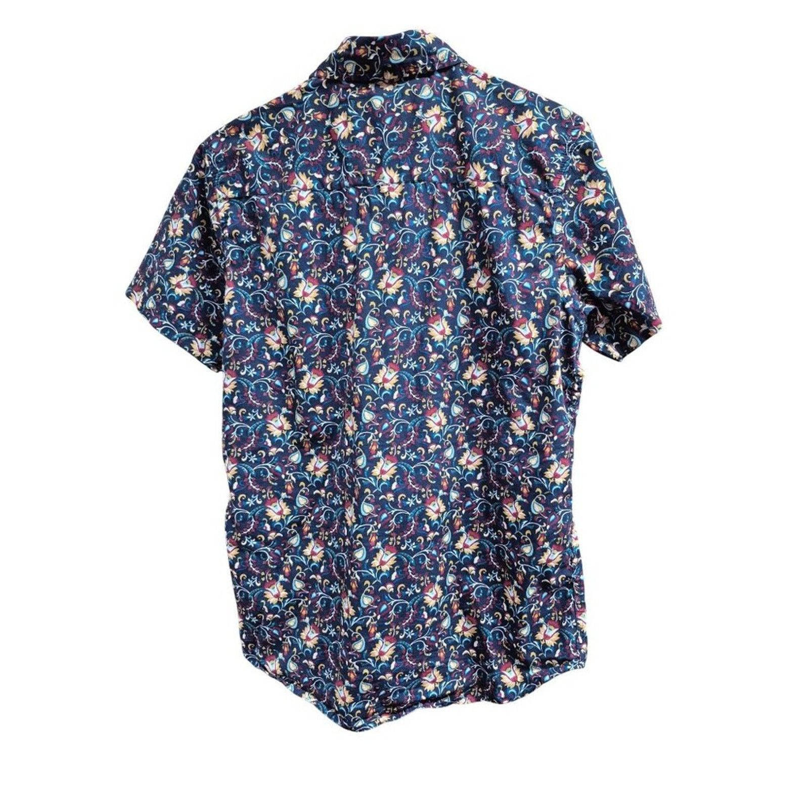Other Monument Mens Floral Short Sleeve Button-Up Pocket Shirt Size US S / EU 44-46 / 1 - 4 Thumbnail