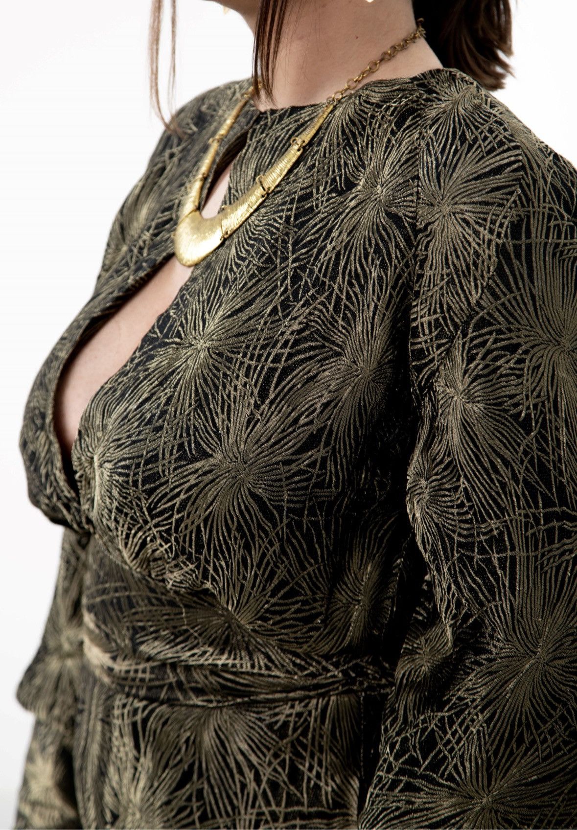Saint Laurent Paris Saint Laurent “Golden Constellation” mini dress Size M / US 6-8 / IT 42-44 - 5 Thumbnail