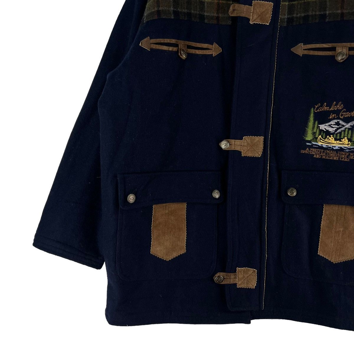 Issey Miyake 🔥VINTAGE CHORE WORK JACKET MULTI POCKET IM GAVIAL JAPAN Size US L / EU 52-54 / 3 - 3 Thumbnail
