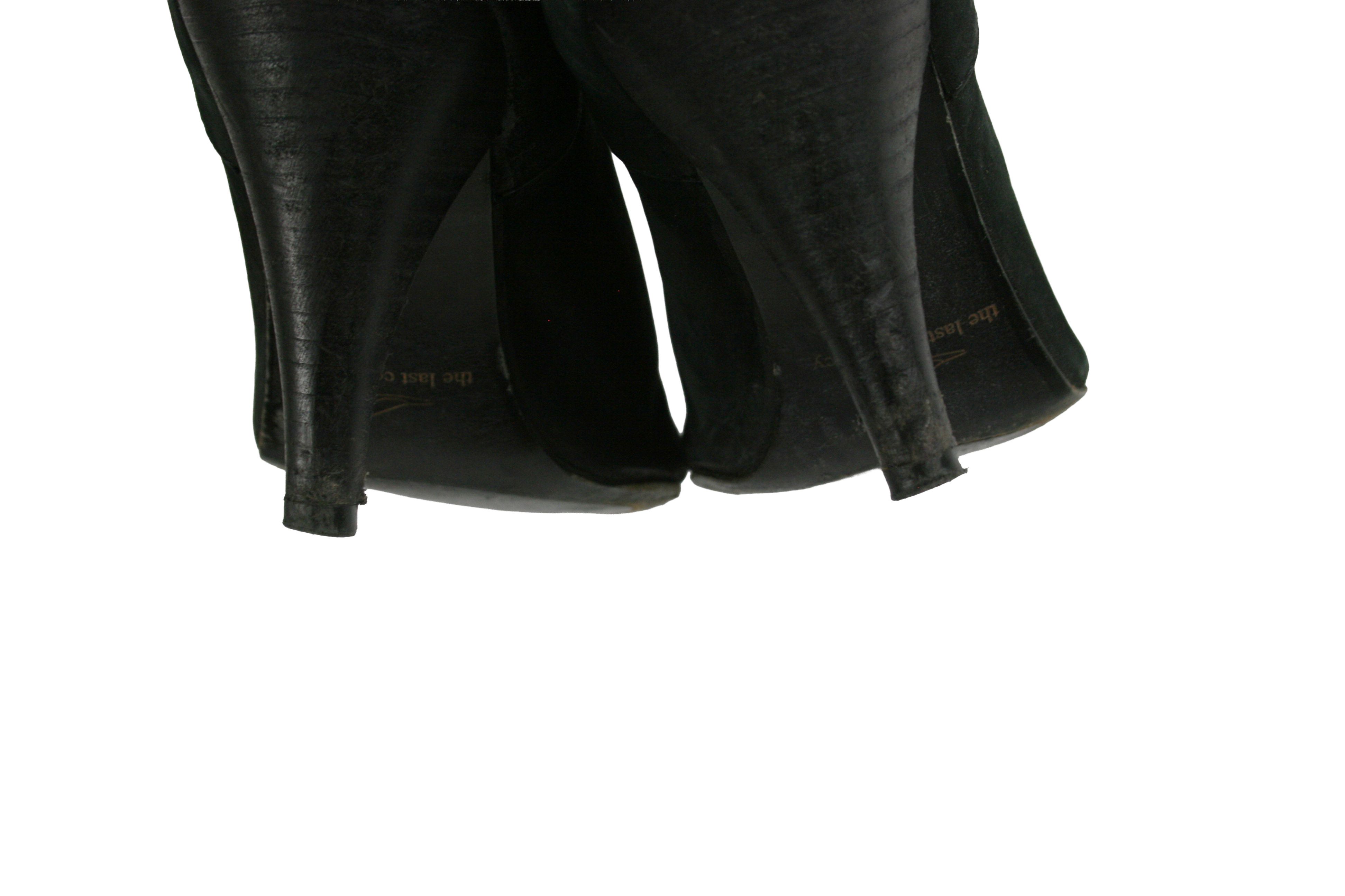 The Last Conspiracy Avant Garde Suede Point Toe Heeled Boots Size US 7 / IT 37 - 11 Thumbnail