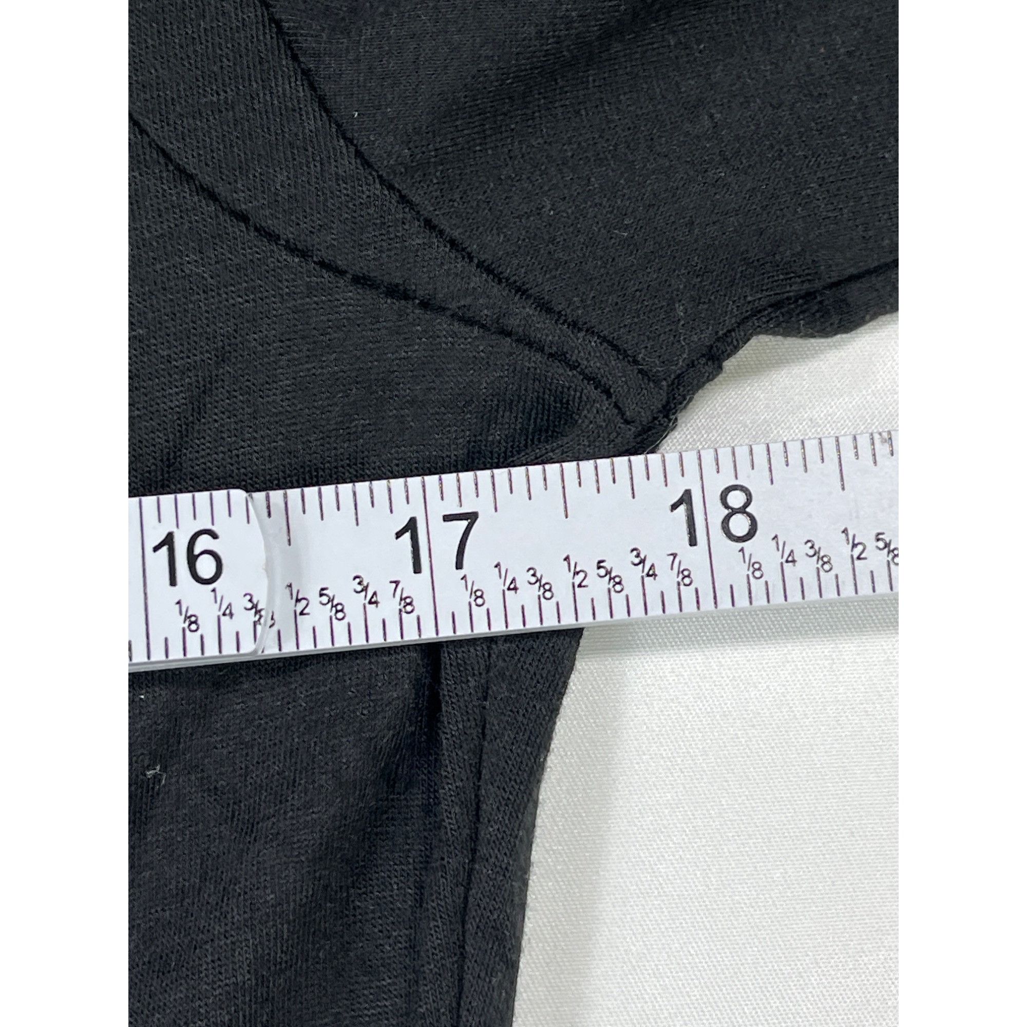 Designer Reborn SKU 7639 Black Cowl Neck Sleeve Midi Dress Size L Size L / US 10 / IT 46 - 4 Thumbnail