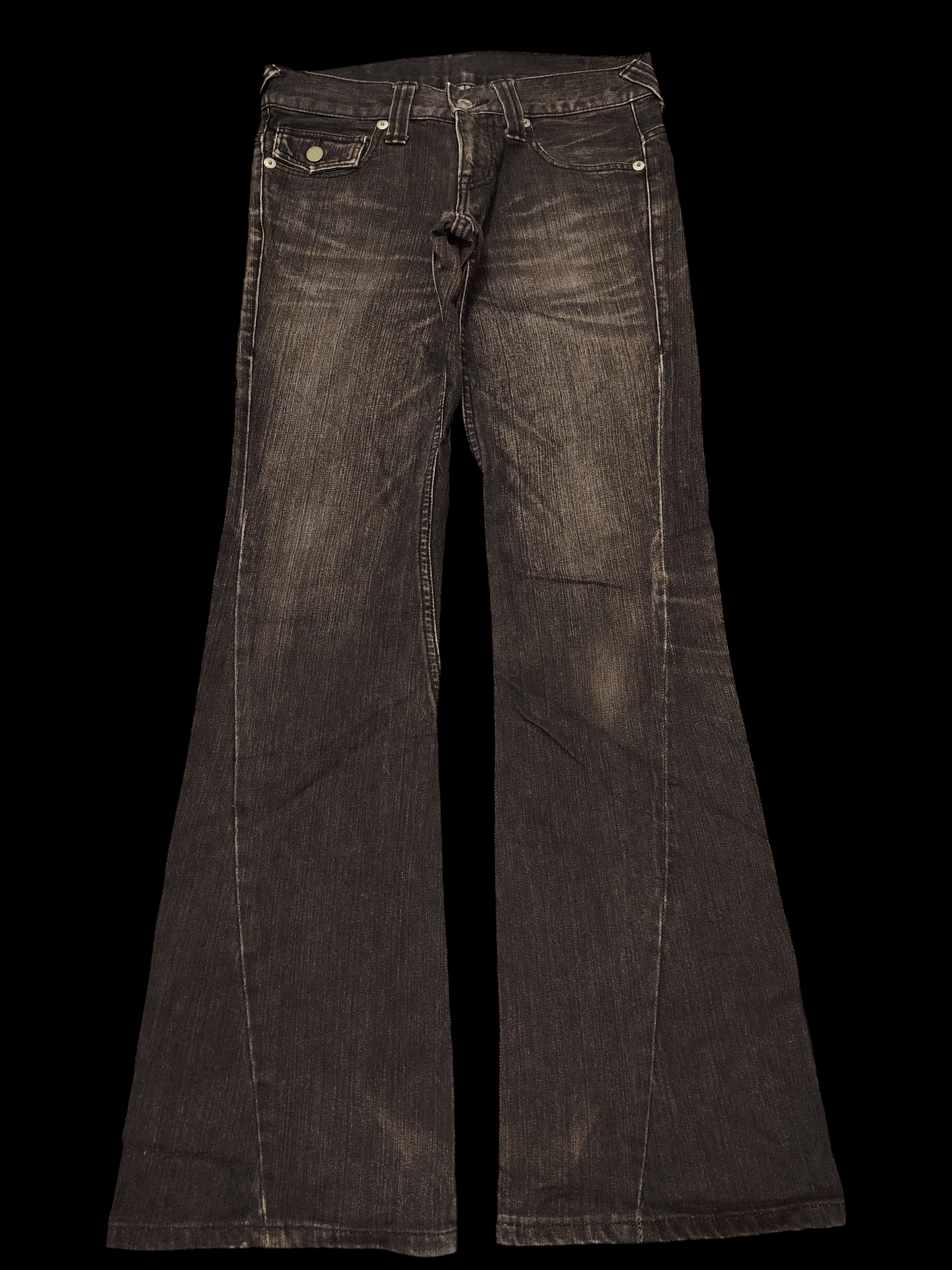 Who Decides War Japanese Modern Lovers Flared Jeans Distressed Denim Size US 30 / EU 46 - 18 Thumbnail