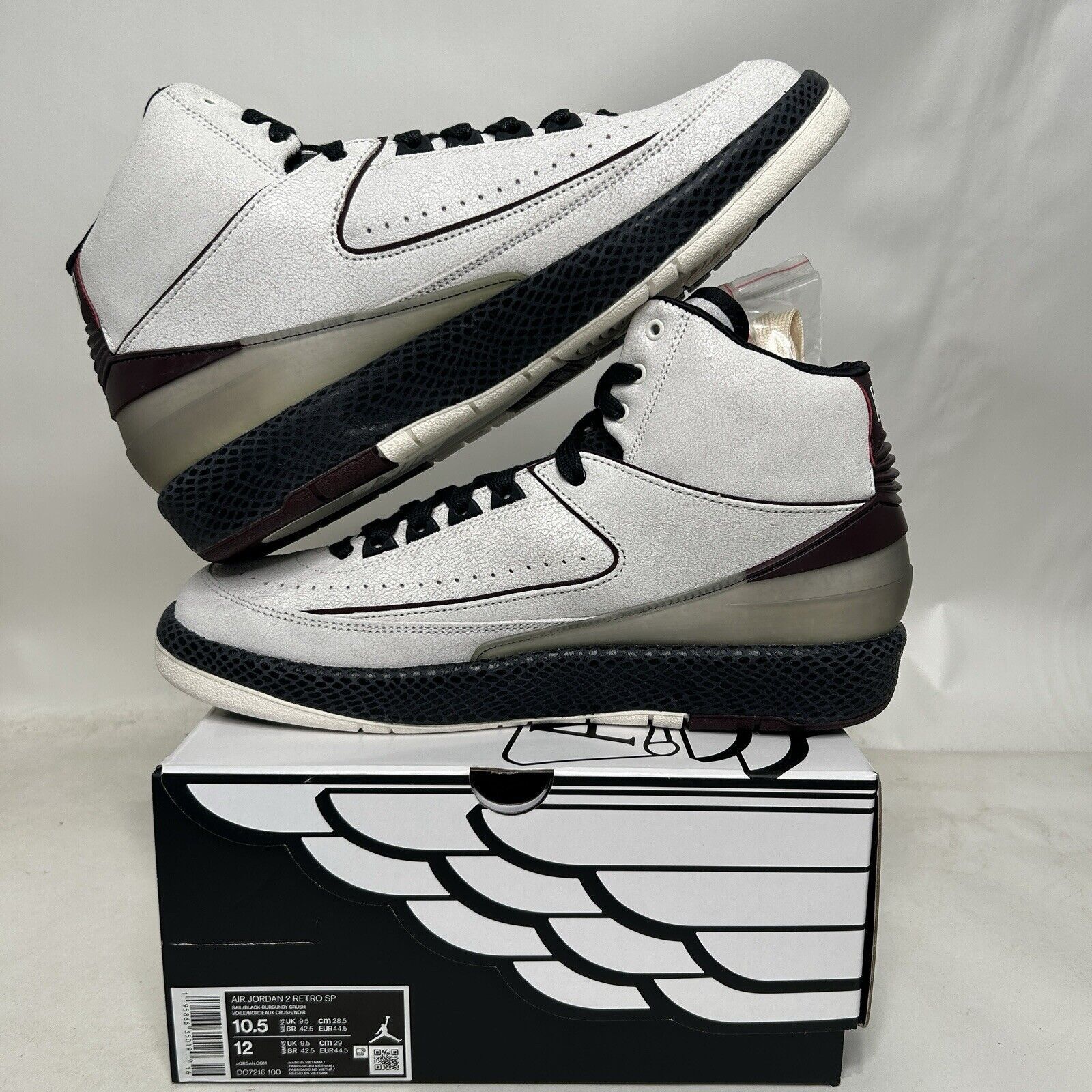 Jordan Brand Nike Air Jordan 2 Retro SP x A Ma Maniére “Airness” 2024 Size US 10.5 / EU 43-44 - 3 Thumbnail