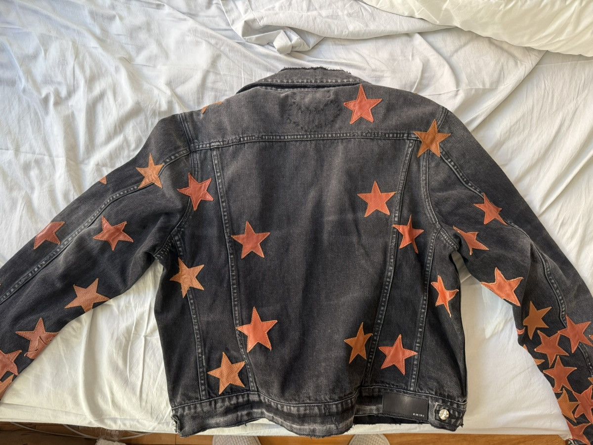 Amiri Chemist star-appliqué denim jacket Size US XXL / EU 58 / 5 - 3 Thumbnail