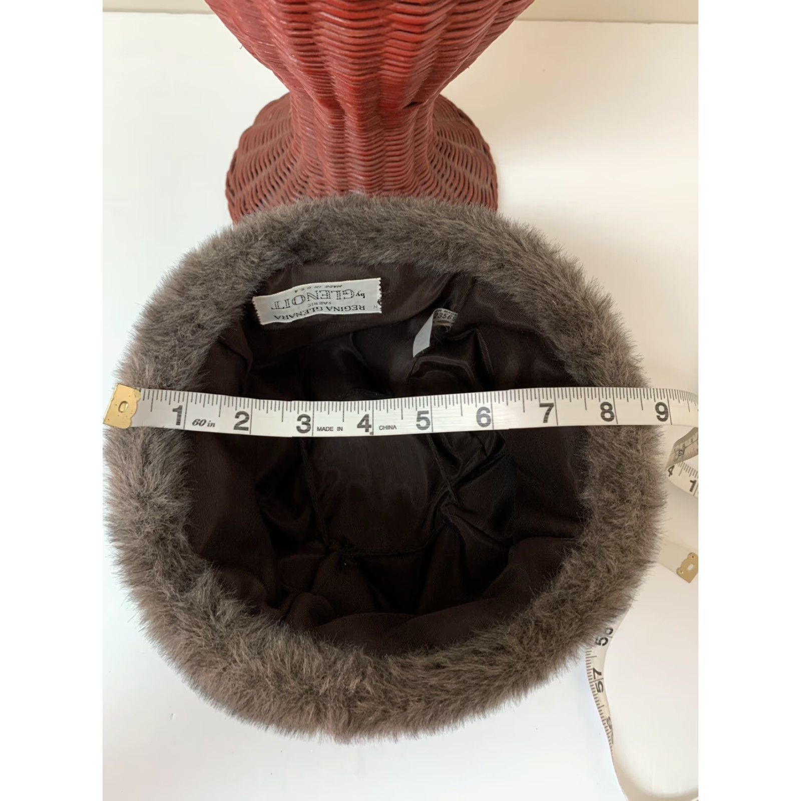 Vintage VINTAGE Glenoit Glenara Regina Brown Fur Shaggy Bucket Hat USA One Size Size ONE SIZE - 6 Thumbnail