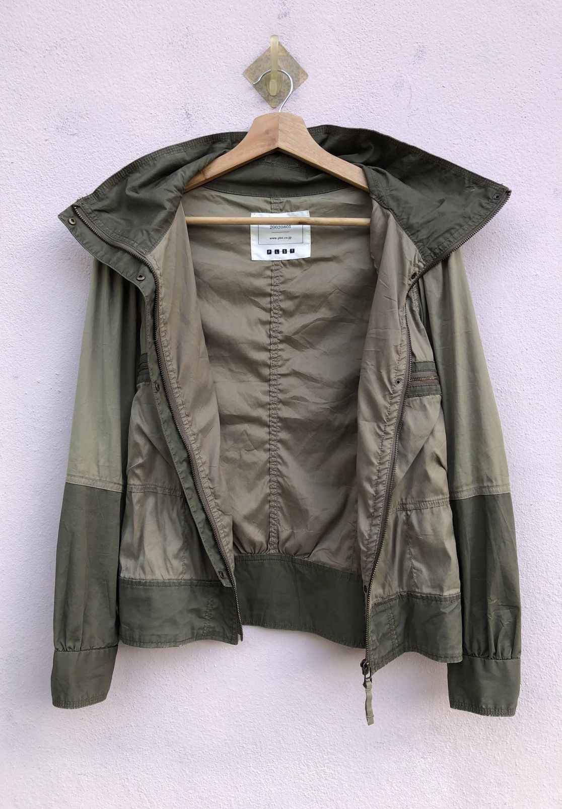Issey Miyake 20020801PLST IM Two Tone Colour Military Style Jacket Size US S / EU 44-46 / 1 - 15 Thumbnail