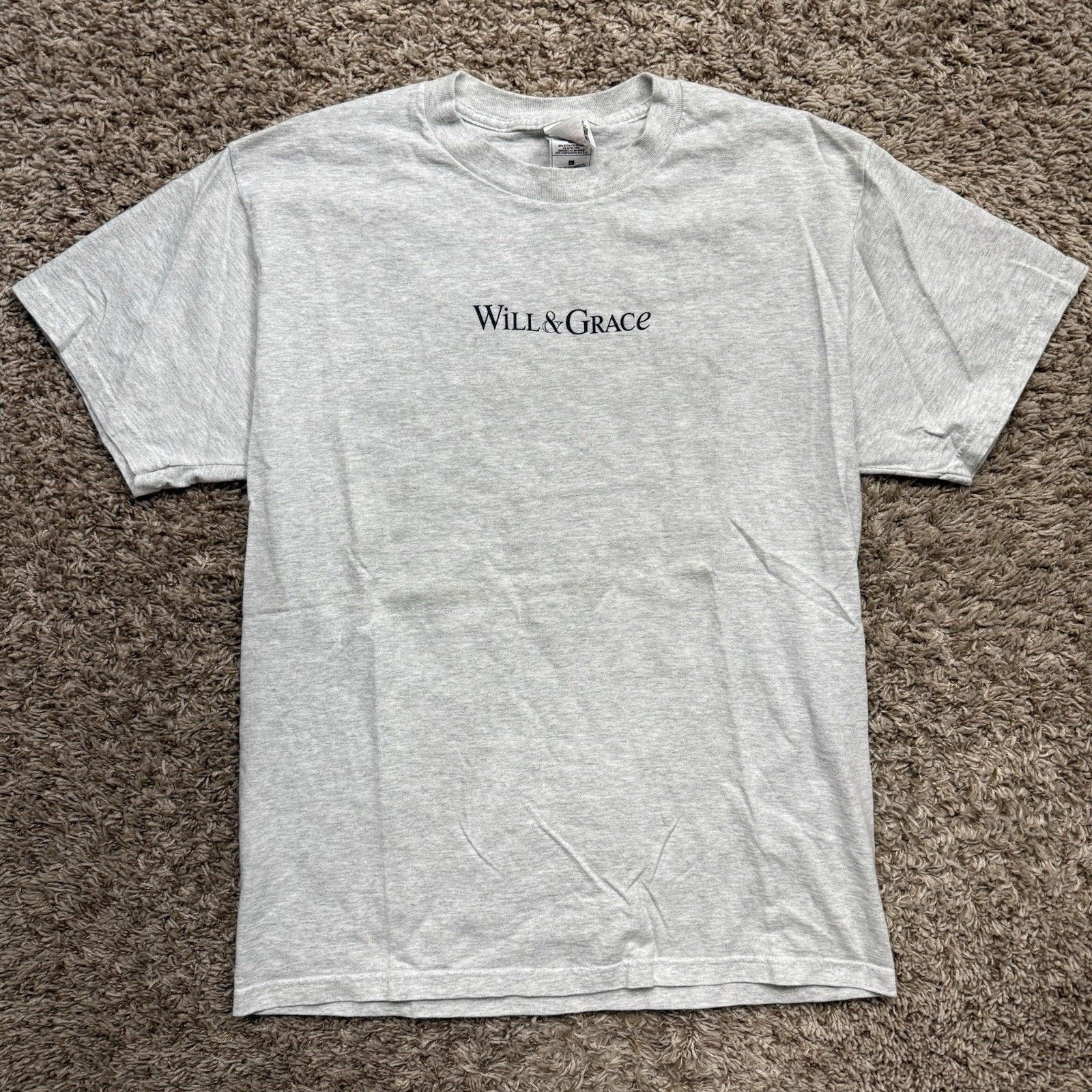 Vintage Vintage Will & Grace TV Show Promo Tee Heather Grey T-Shirt Size US L / EU 52-54 / 3 - 1 Thumbnail