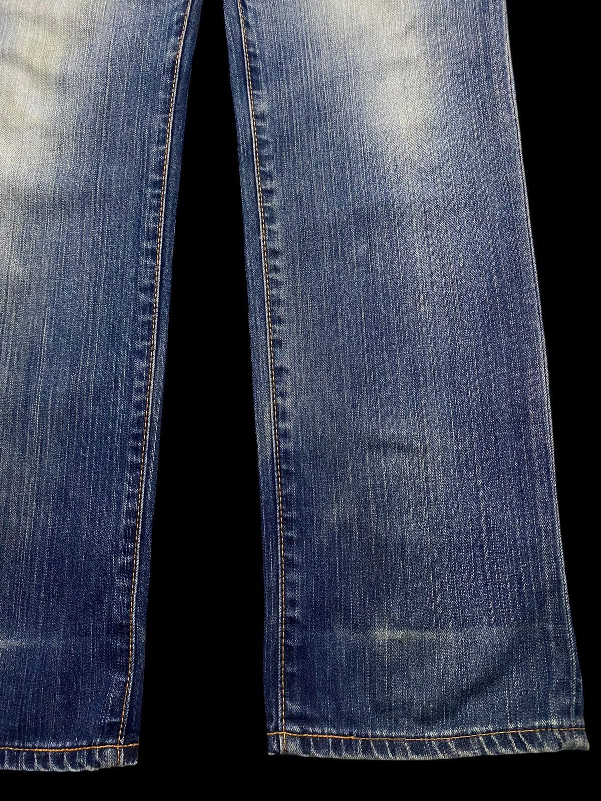 Edwin Vintage Japan Edwin Blue Wash Distressed Slim Jeans Size US 36 / EU 52 - 9 Thumbnail