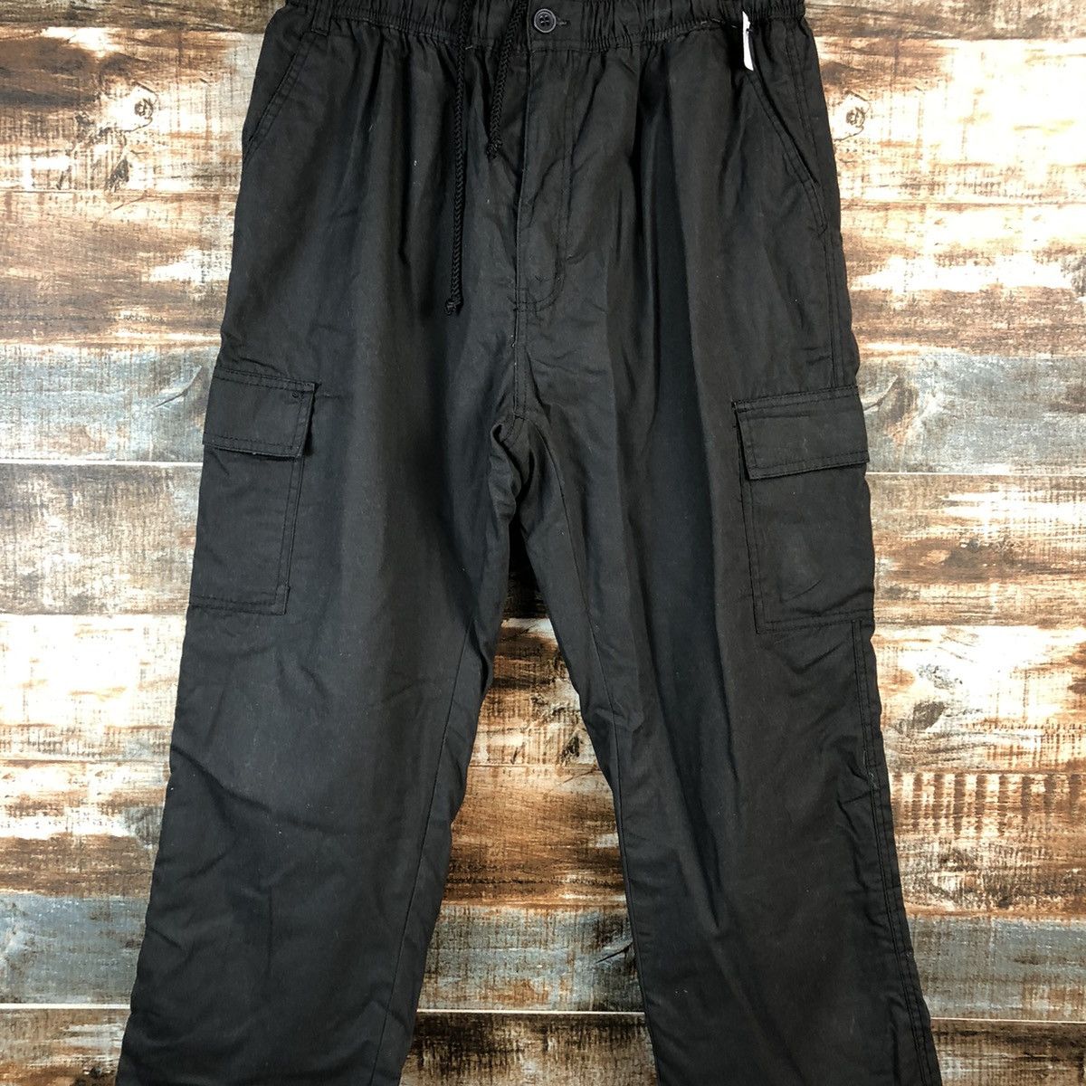 Japanese Brand Japanese Brand Black Cargo Multipocket Pants #A2529 Size US 31 - 5 Thumbnail