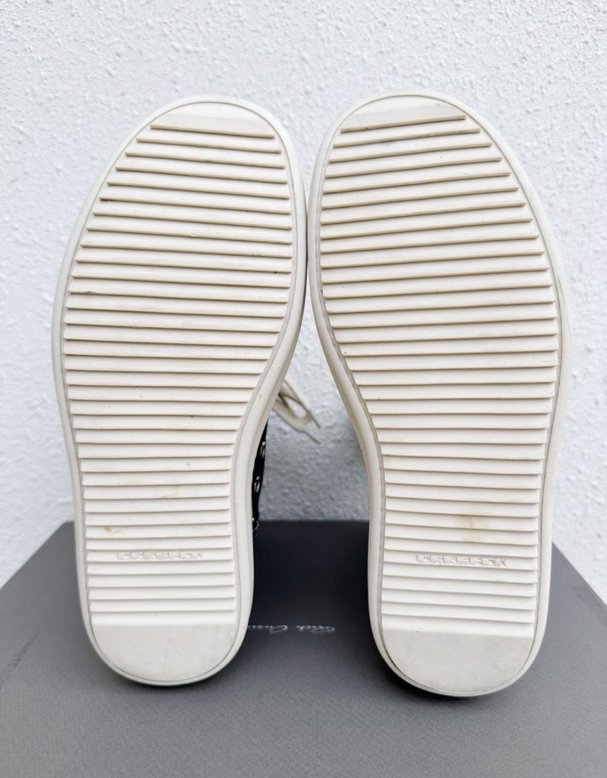 Rick Owens Rick Owens DRKSHDW High-Top Sneakers with Robot Logo Size US 7 / IT 37 - 8 Thumbnail
