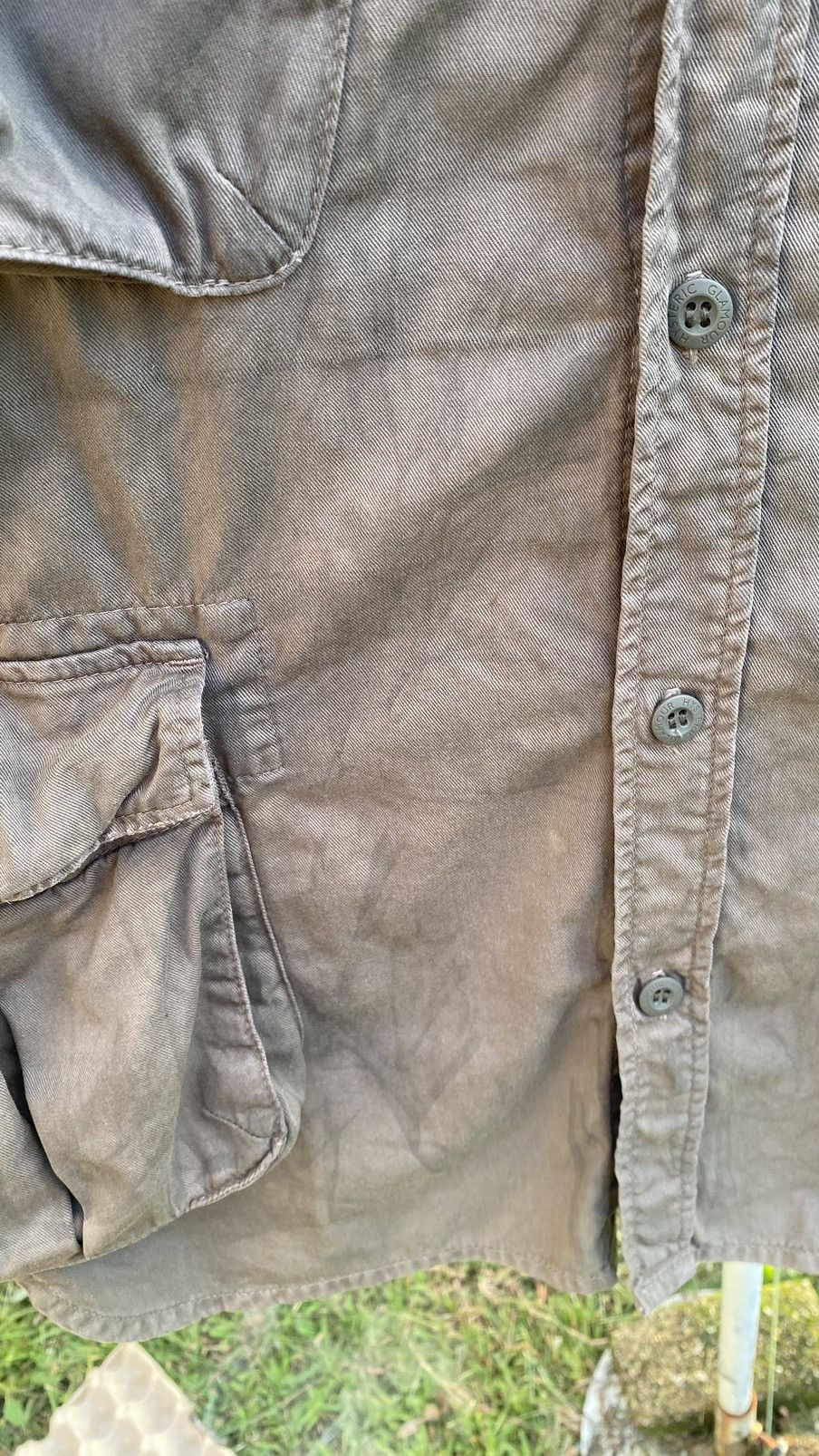 Hysteric Glamour Hysteric Glamour Dirty Wash Safari Shirt Size US S / EU 44-46 / 1 - 5 Thumbnail