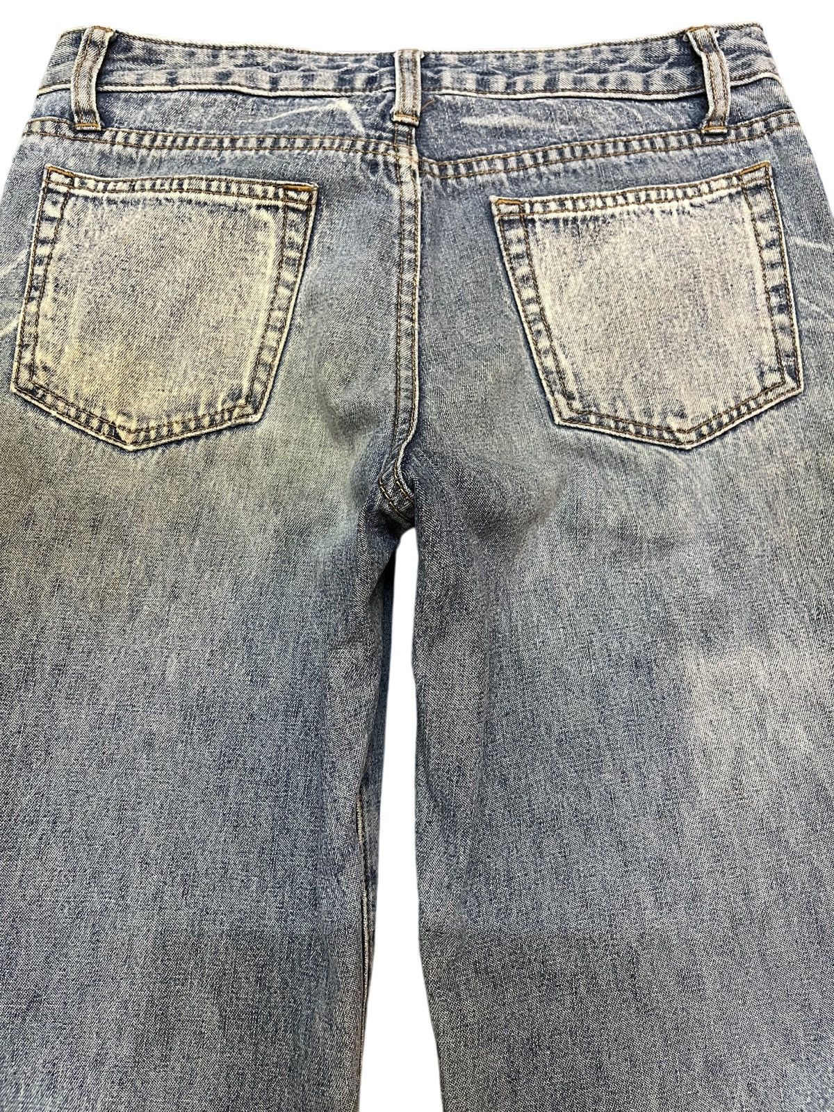 Japanese Brand × Vintage Vintage Japanese Brand Flare Distressed Denim Size US 29 - 7 Thumbnail