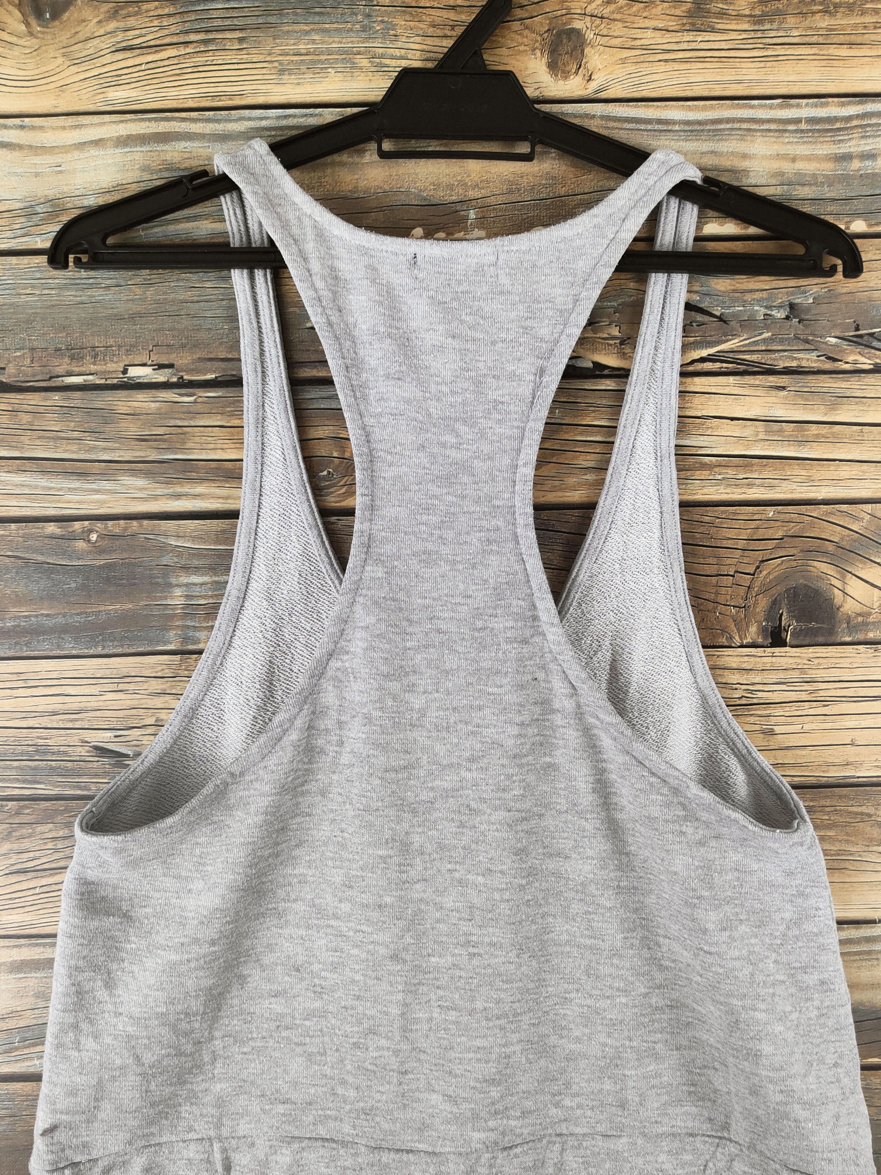 Japanese Brand Vintage Anap Gray Sleeveless Jumpsuits Size 35" - 12 Thumbnail