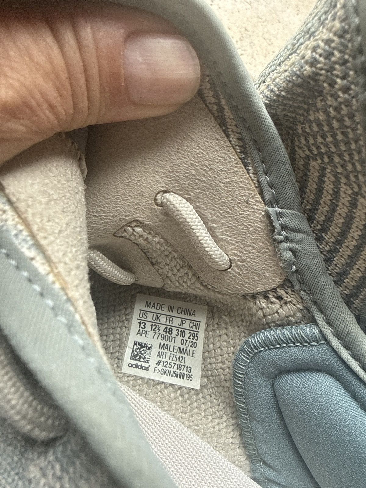 Adidas Adidas Yeezy Boost 350 V2 ISRAFI FZ5421 size 13 Gray w box Size US 13 / EU 46 - 9 Thumbnail
