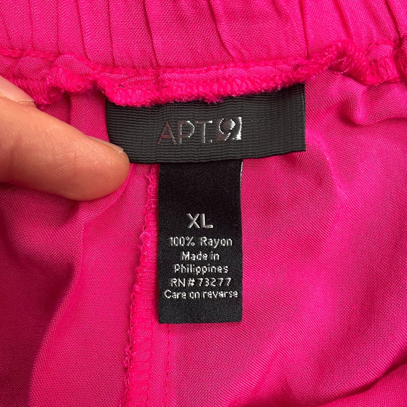 Apt. 9 Apt. 9 Lounge Casual Pants Womens XL Pink Straight Leg Elastic Lightweight 36x27 Lounge Pants Pink XL Womens Elastic Waist Comfortable Everyday Wear Size 40" / US 18 - 4 Thumbnail