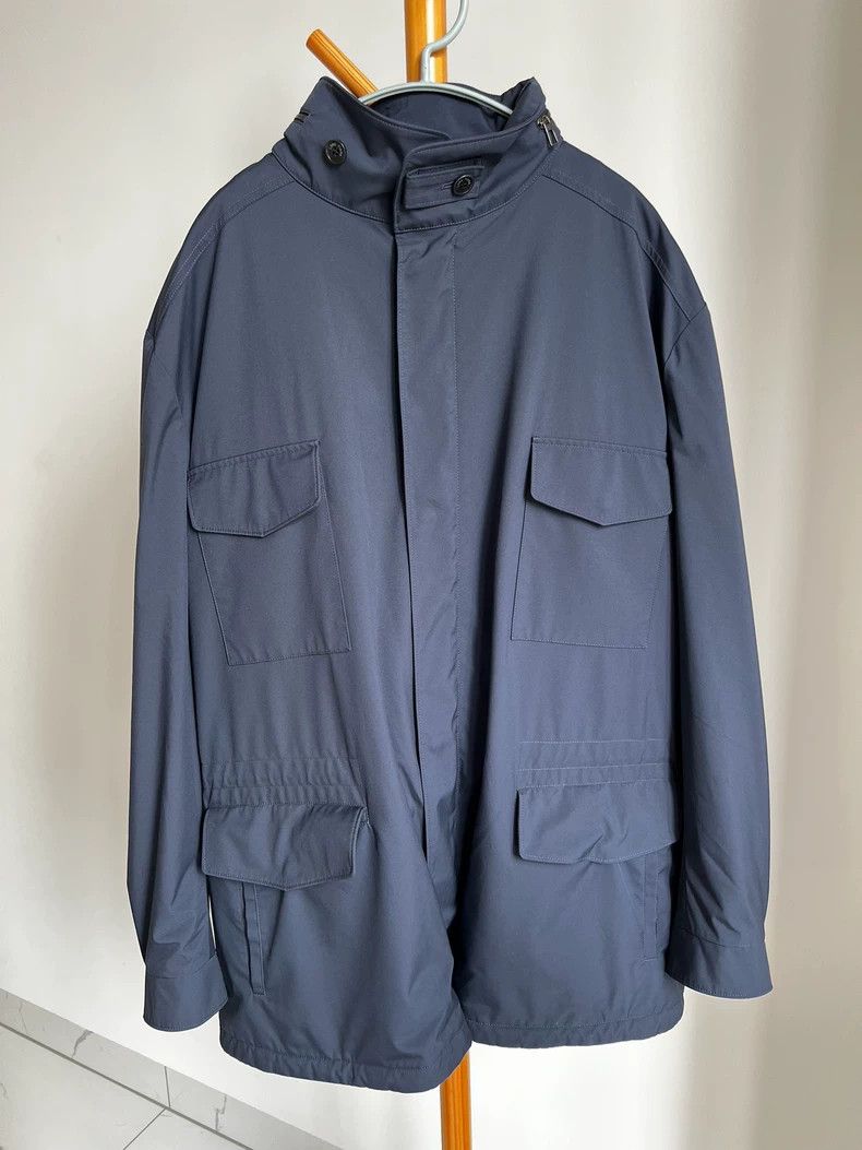 Loro Piana LORO PIANA Traveler's coat, dark blue Size US XXL / EU 58 / 5 - 1 Thumbnail