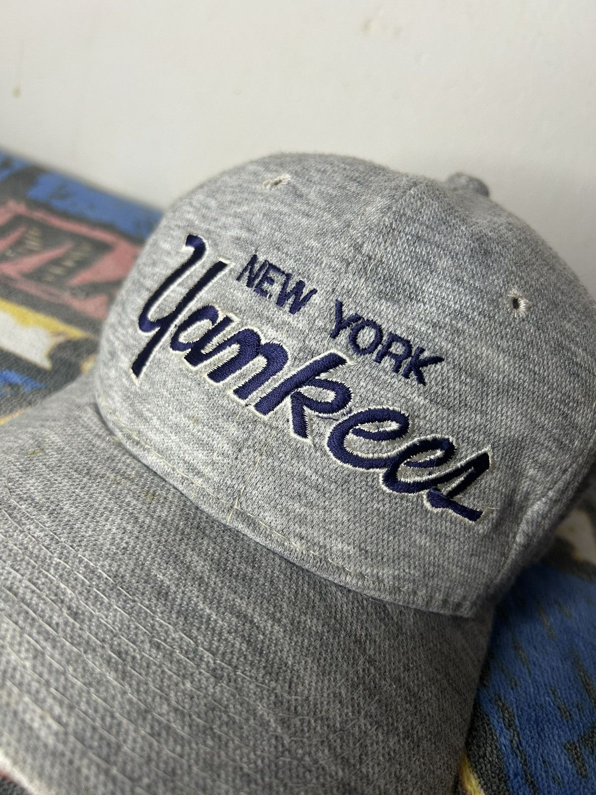 MLB × New York Yankees × Sports Specialties Vintage New York Yankees Heather Sports Specialties Hat Cap Size ONE SIZE - 9 Thumbnail
