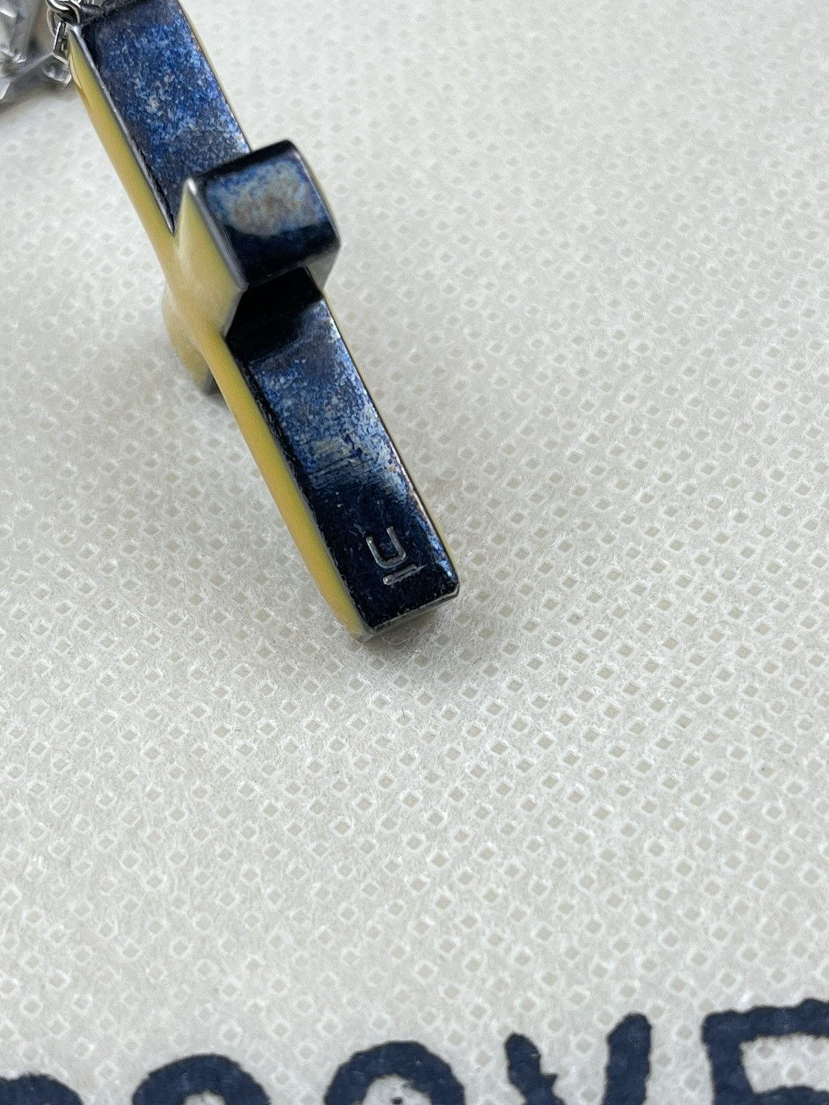 Undercover AW97 Undercover Cloisonne Cross Necklace Pendant Yellow Leaf Size ONE SIZE - 6 Thumbnail
