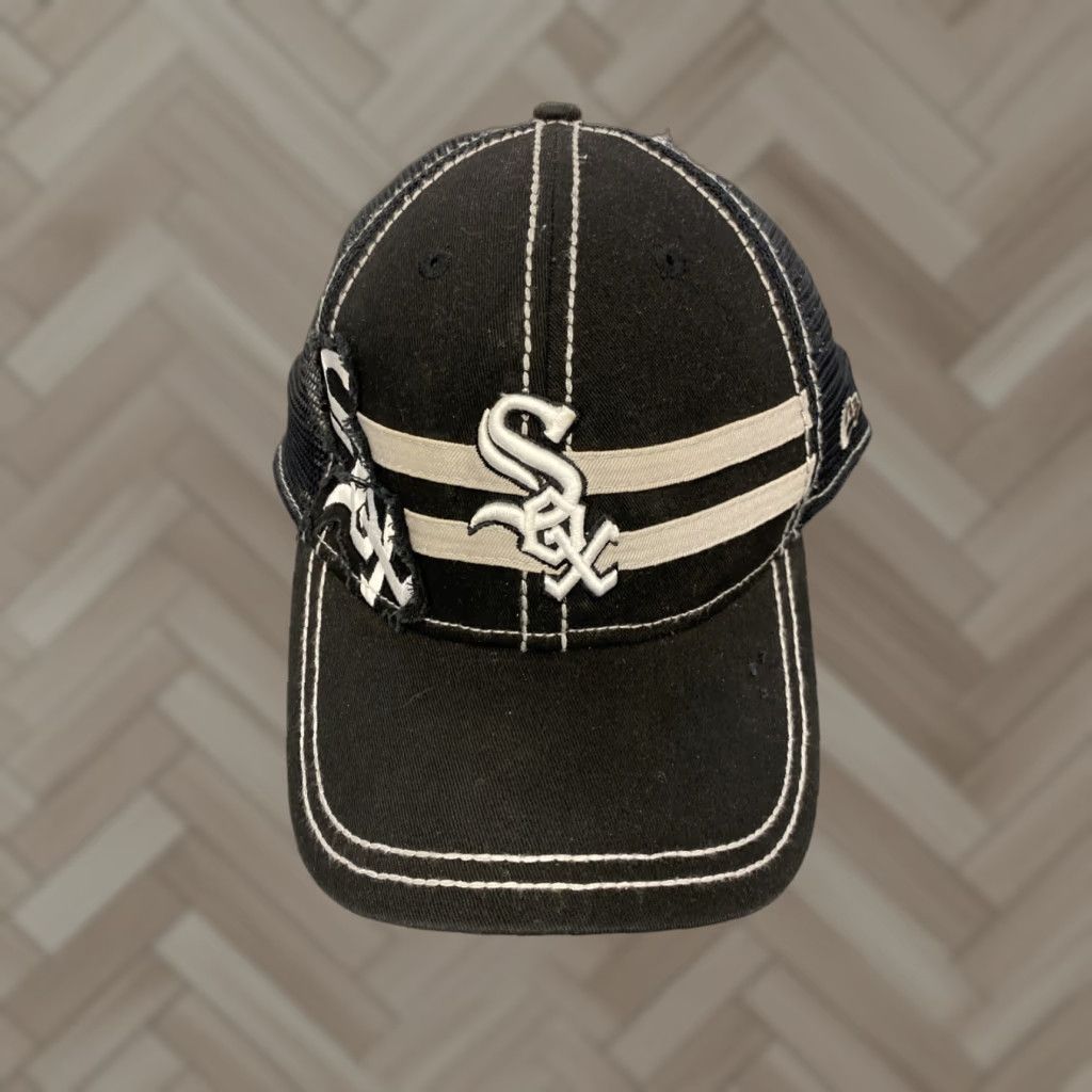 New Era New Era Chicago White Sox Baseball Cap L/XL Black Solid Mens Size ONE SIZE - 1 Thumbnail