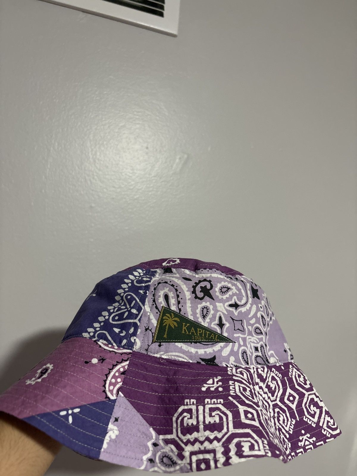 image of Kapital Hat in Purple, Men's