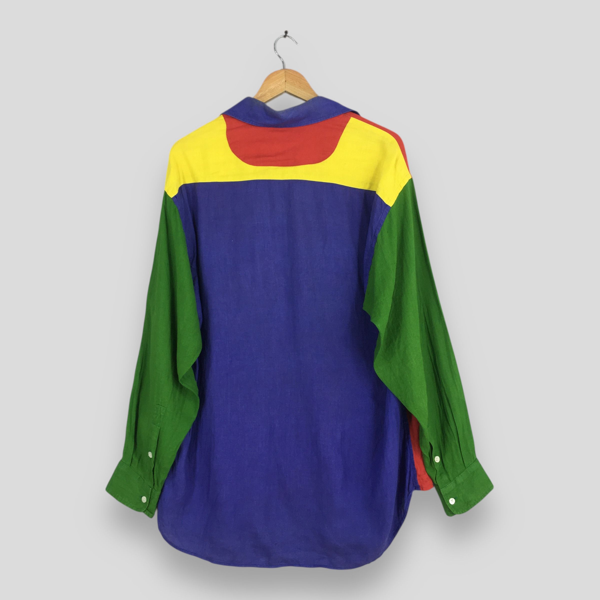 Jean Charles De Castelbajac Vintage 1990s Jc De Castelbajac Linen Shirt Medium Size US M / EU 48-50 / 2 - 7 Thumbnail